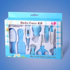 Baby Care Kit Set (10pcs) - 0+ Blue