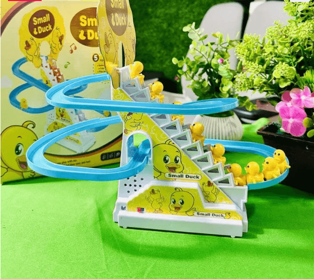 Duck Slide Stairs Toy & Electric Light Music