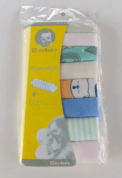 Soft Cotton Washable Baby Towel Set 8×8