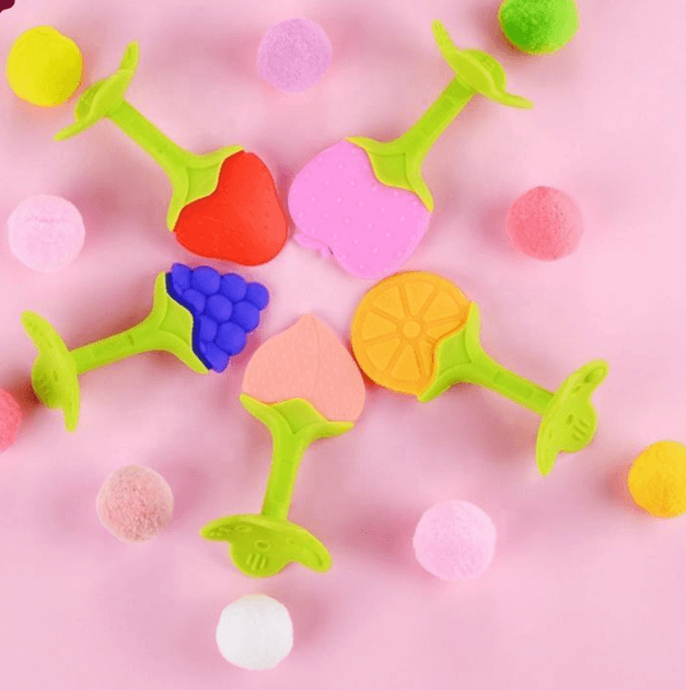 Hot Selling Fruit Shaped Newborn Teething Toy